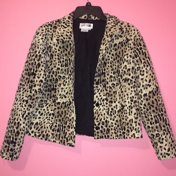 Cheeta Print Jacket - Picture 1 of 4